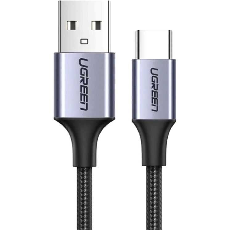 Кабель UGREEN US288 USB to Type-C (3A, 2m) 60128 - Black: фото 1 из 18