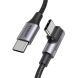 Кабель UGREEN US334 Type-C to Type-C (100W, 5A, 2m) - Black (896306B). Фото 2 з 9