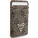 Кардхолдер з ремінцем для смартфону Guess triangle MagSafe (GUBPWMWSP4GTW) - Brown (982439Z). Фото 4 з 6