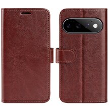 Классический чехол-книжка Deexe Wallet Style для Google Pixel 11 - Brown: фото 1 из 7