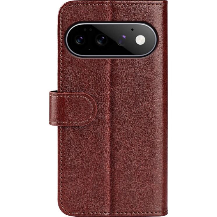 Классический чехол-книжка Deexe Wallet Style для Google Pixel 11 - Brown: фото 5 из 7