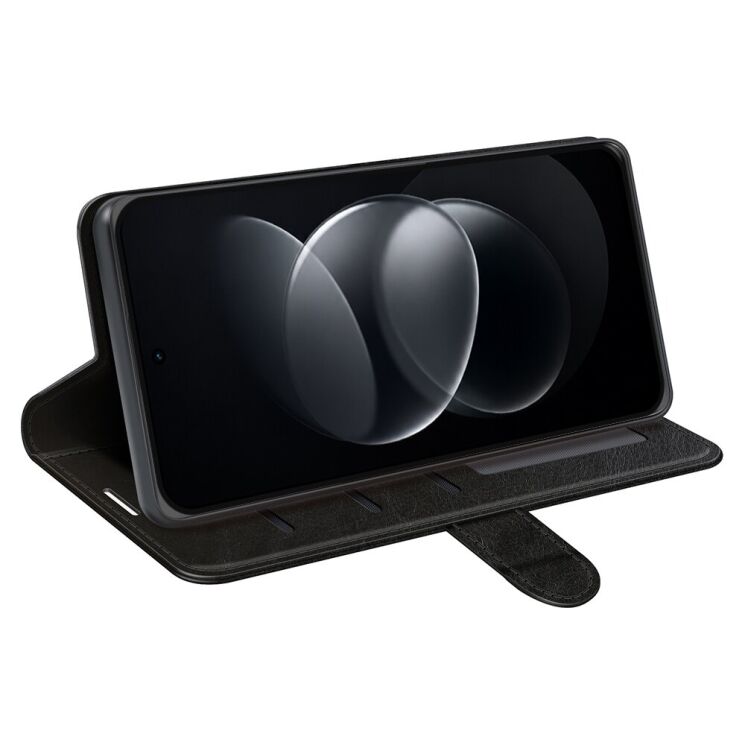 Класичний чохол-книжка Deexe Wallet Style для Nothing Phone (4b) - Black (218410B) Класичний чохол-книжка Deexe Wallet Style для Nothing Phone (4b) - Black: фото 3 з 8