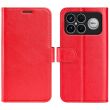Классический чехол-книжка Deexe Wallet Style для Xiaomi Poco F8 Ultra - Red (403459R)
