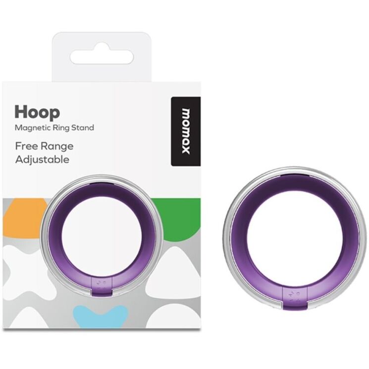 Кольцо-держатель MOMAX HOOP Magnetic Ring Stand - Purple: фото 13 из 14