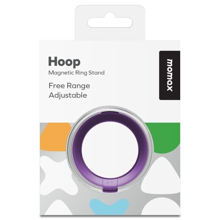 Кольцо-держатель MOMAX HOOP Magnetic Ring Stand - Purple: фото 14 из 14