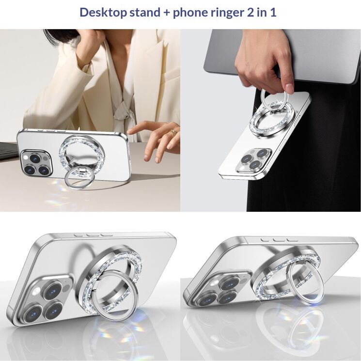 Кільце-тримач Reframe Diamond Stand - Silver: фото 5 з 6