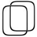 Комплект захисних плівок BASEUS Full-Coverage Film для Apple Watch 44 mm / SE 44 mm - Black (251883B). Фото 2 з 15