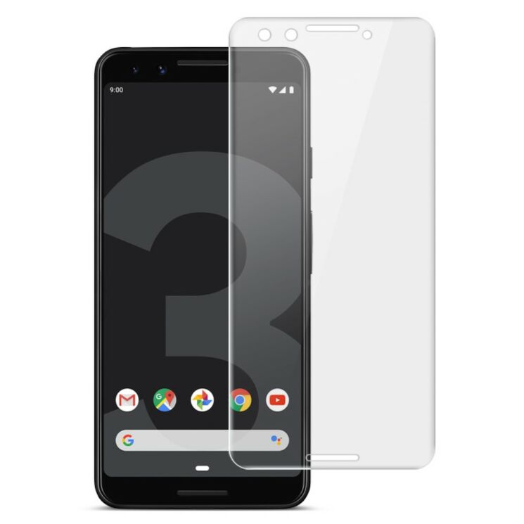 Комплект захисних плівок IMAK Full Coverage Hydrogel Film Google Pixel 3: фото 2 з 12
