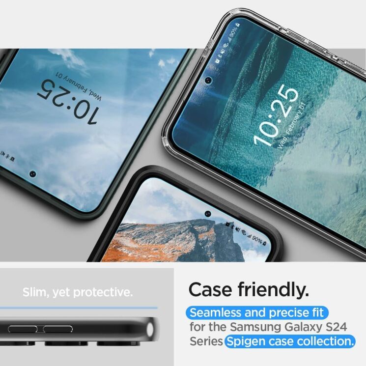 Комплект защитных пленок Spigen (SGP) Screen Protector Neo Flex Solid для Samsung Galaxy S24 (S921): фото 15 из 15