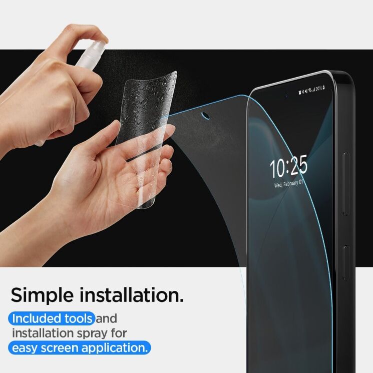 Комплект защитных пленок Spigen (SGP) Screen Protector Neo Flex Solid для Samsung Galaxy S24 (S921): фото 11 из 15