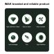 Комплект защитных стекол IMAK Camera Lens Protector для Realme 14 Pro / 14 Pro Plus (379326). Фото 4 из 8