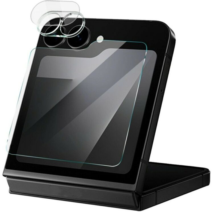 Комплект захисних стекол (на екран і камеру) IMAK Dual Guard для Samsung Galaxy Flip 7 FE: фото 1 з 7