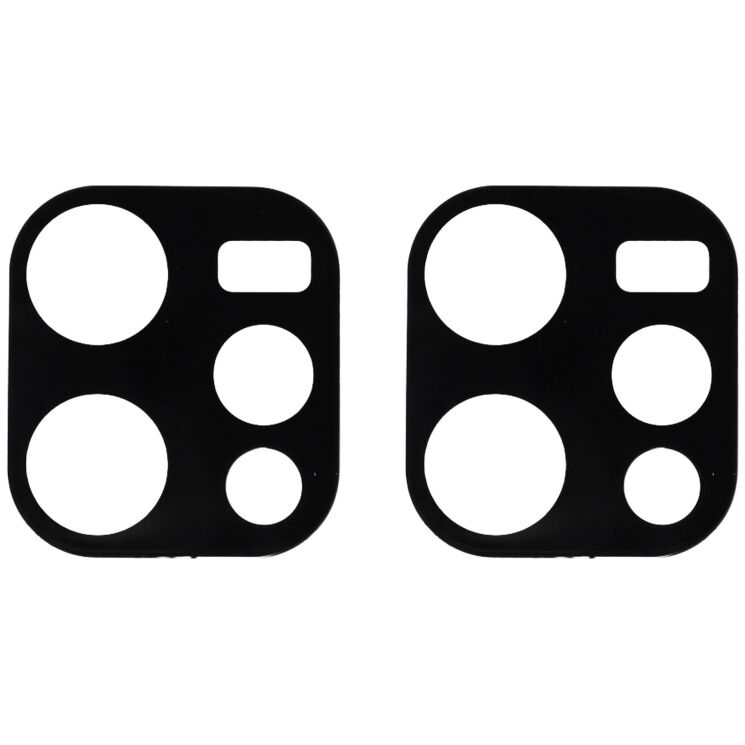 Комплект защитных стекол на заднюю камеру Deexe Black Lens Protector для OPPO Reno 15 - Black: фото 2 из 5