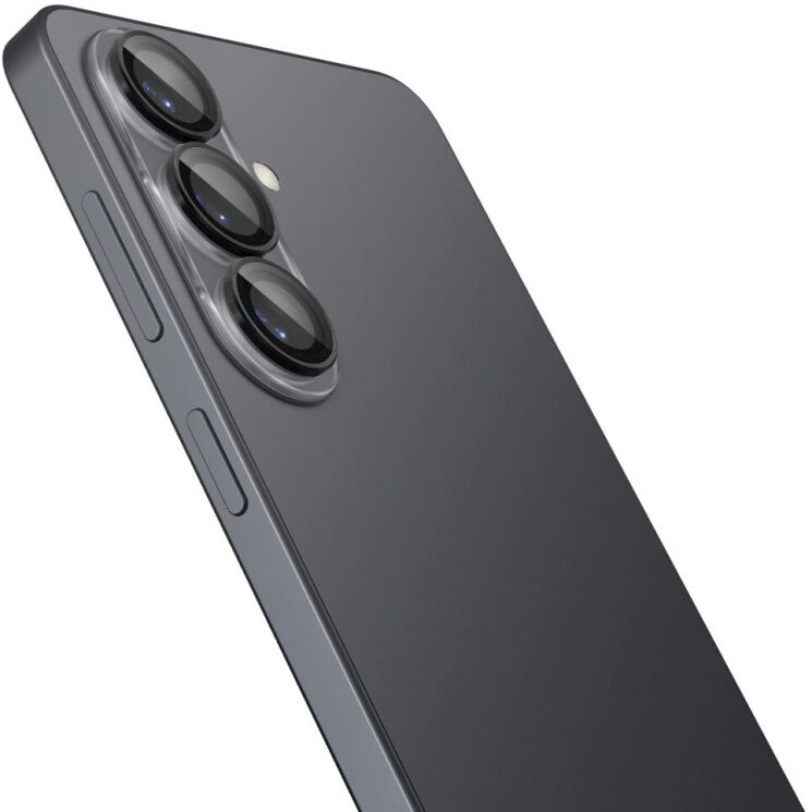 Комплект защитных стекол Spigen Optik Pro Lens Protector для Samsung Galaxy S26 Plus (S947) AGL11088 - Black: фото 5 из 14