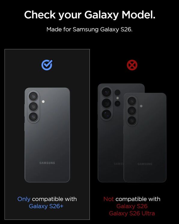 Комплект защитных стекол Spigen Optik Pro Lens Protector для Samsung Galaxy S26 Plus (S947) AGL11088 - Black: фото 8 из 14