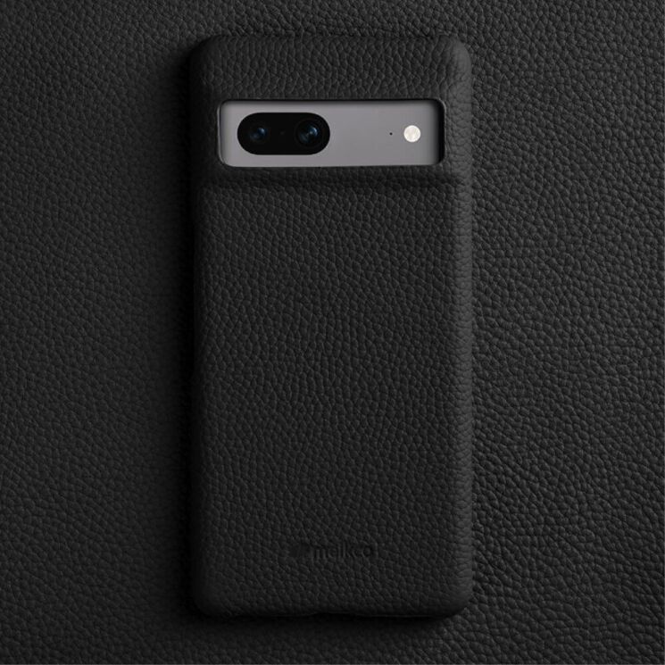 Кожаный чехол MELKCO Leather Case для Google Pixel 7 - Black: фото 2 из 8