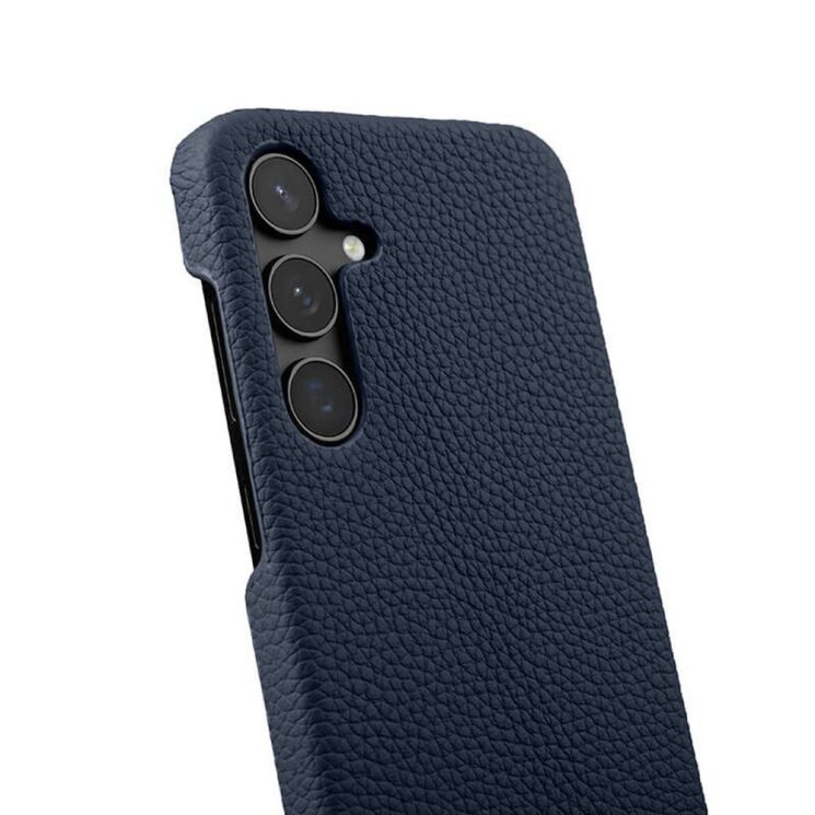 Кожаный чехол MELKCO Leather Case для Samsung Galaxy S25 Plus (S936) - Dark Blue: фото 4 из 4