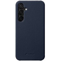 Кожаный чехол MELKCO Leather Case для Samsung Galaxy S25 Plus (S936) - Dark Blue: фото 1 из 4