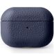 Кожаный чехол MELKCO Leather Cover для Apple AirPods Pro 2 - Dark Blue (306033DB). Фото 1 из 8