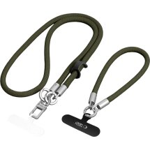 Набор ремешков Tech-Protect C10S Rope Crossbody - Green / Titanium: фото 1 из 10