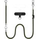 Набор ремешков Tech-Protect C10S Rope Crossbody - Green / Titanium (983019G). Фото 2 из 10