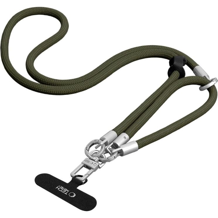 Набор ремешков Tech-Protect C10S Rope Crossbody - Green / Titanium: фото 4 из 10
