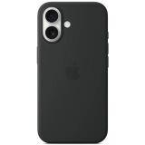 Оригинальный чехол Silicone Case with MagSafe для Apple iPhone 16 (MYY13) - Black: фото 1 из 6
