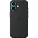 Оригинальный чехол Silicone Case with MagSafe для Apple iPhone 16 (MYY13) - Black (366447B). Фото 3 из 6