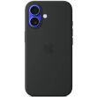 Оригинальный чехол Silicone Case with MagSafe для Apple iPhone 16 (MYY13) - Black (366447B)