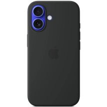 Оригінальний чохол Silicone Case with MagSafe для Apple iPhone 16 (MYY13) - Black: фото 1 з 6