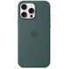 Оригінальний чохол Silicone Case with MagSafe для Apple iPhone 16 Pro Max (MA7V4) - Lake Green (366356G). Фото 1 з 4