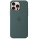 Оригінальний чохол Silicone Case with MagSafe для Apple iPhone 16 Pro Max (MA7V4) - Lake Green (366356G). Фото 2 з 4