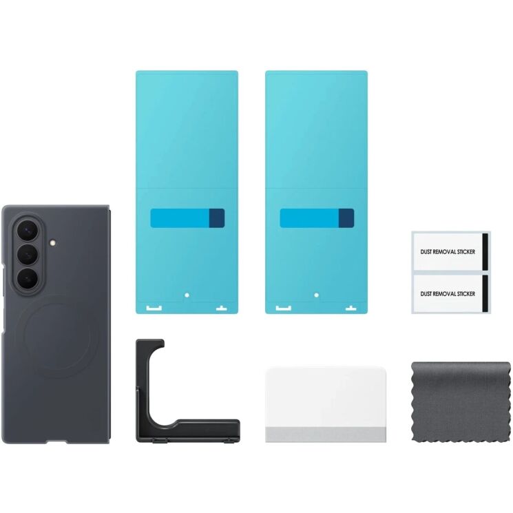 Оригинальный чехол Silicone Magnet Case для Samsung Galaxy Fold 8 Ultra (EF-EF976CBEGUA) - Black: фото 5 из 5
