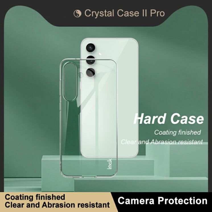 Пластиковый чехол IMAK Crystal II Pro для Samsung Galaxy S24 FE (S721) - Transparent: фото 4 из 10