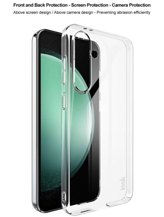 Пластиковый чехол IMAK Crystal II Pro для Samsung Galaxy S24 FE (S721) - Transparent: фото 9 из 10