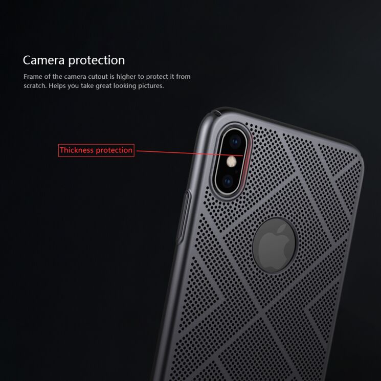 Пластиковый чехол NILLKIN Air Series для Apple iPhone XS Max - Red: фото 10 из 13