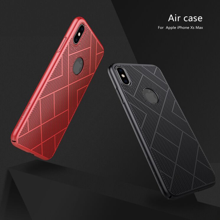 Пластиковый чехол NILLKIN Air Series для Apple iPhone XS Max - Red: фото 4 из 13