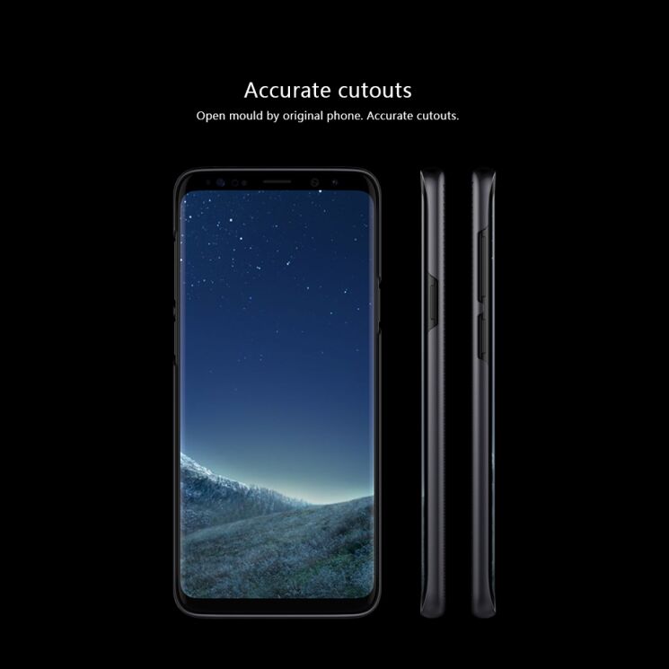 Пластиковый чехол NILLKIN Air Series для Samsung Galaxy S9+ (G965) - Gold: фото 12 из 13