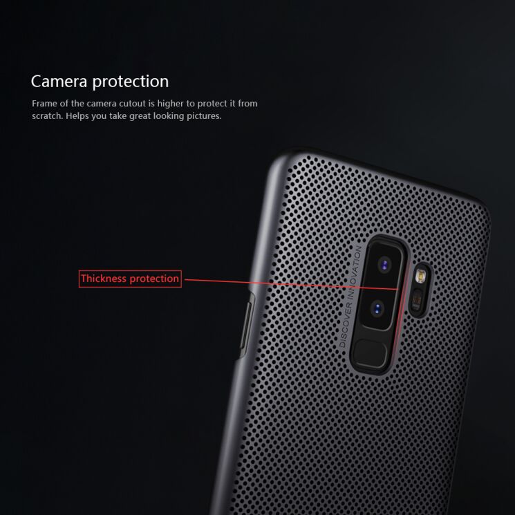 Пластиковый чехол NILLKIN Air Series для Samsung Galaxy S9+ (G965) - Gold: фото 13 из 13