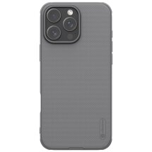 Пластиковый чехол NILLKIN Frosted Shield для Apple iPhone 16 Pro - Grey: фото 1 из 19