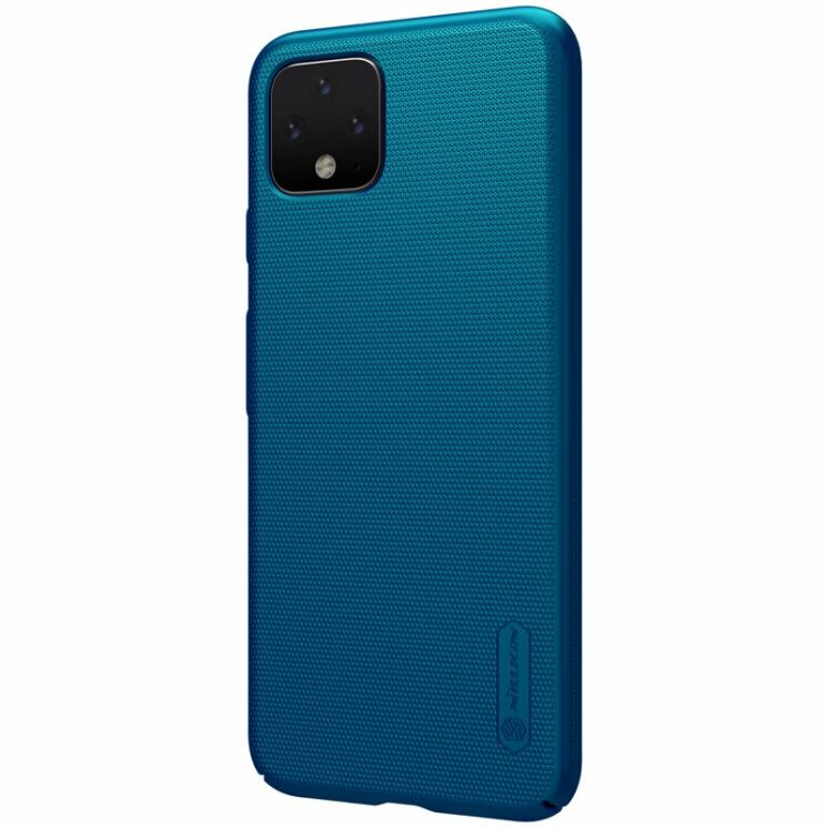Пластиковый чехол NILLKIN Frosted Shield для Google Pixel 4 XL - Blue: фото 3 из 18