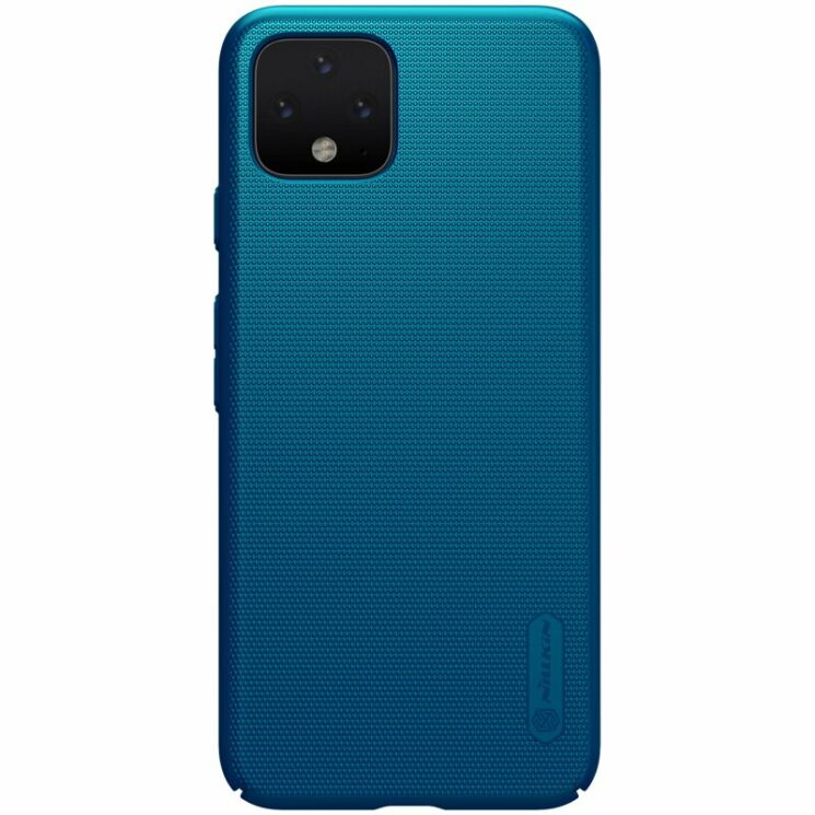 Пластиковый чехол NILLKIN Frosted Shield для Google Pixel 4 XL - Blue: фото 1 из 18