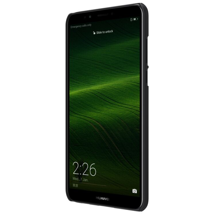 Пластиковый чехол NILLKIN Frosted Shield для Huawei Y7 2018 / Y7 Prime 2018 / Honor 7C Pro - Black: фото 4 из 14