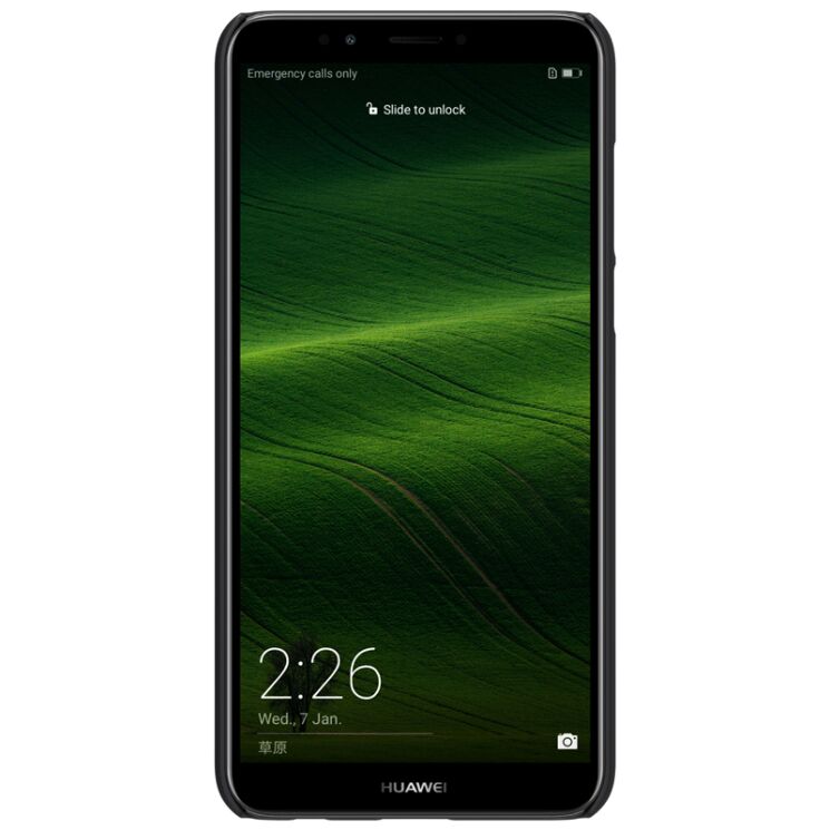 Пластиковый чехол NILLKIN Frosted Shield для Huawei Y7 2018 / Y7 Prime 2018 / Honor 7C Pro - Black: фото 2 из 14