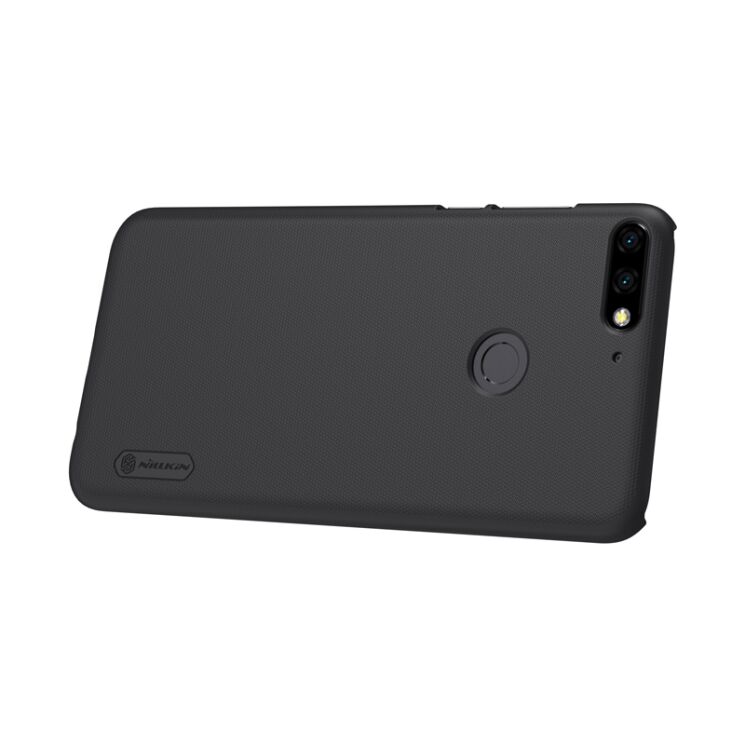 Пластиковый чехол NILLKIN Frosted Shield для Huawei Y7 2018 / Y7 Prime 2018 / Honor 7C Pro - Black: фото 5 из 14