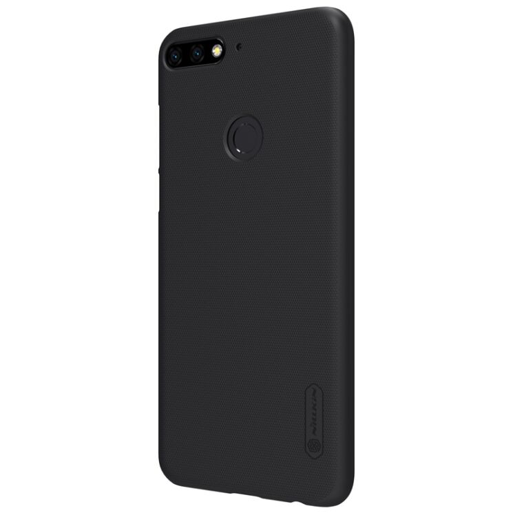 Пластиковый чехол NILLKIN Frosted Shield для Huawei Y7 2018 / Y7 Prime 2018 / Honor 7C Pro - Black: фото 3 из 14