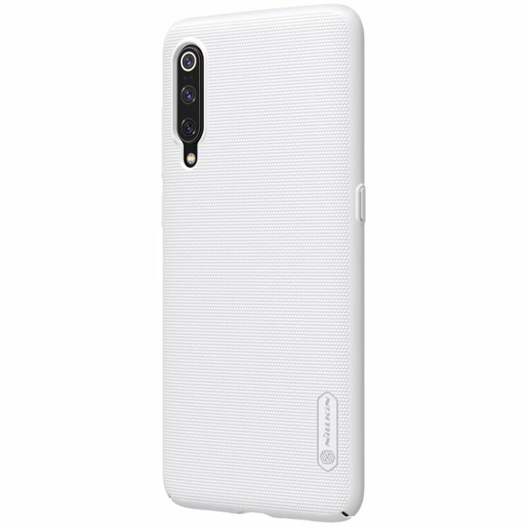 Пластиковий чохол NILLKIN Frosted Shield для Xiaomi Mi 9 - White: фото 2 з 13