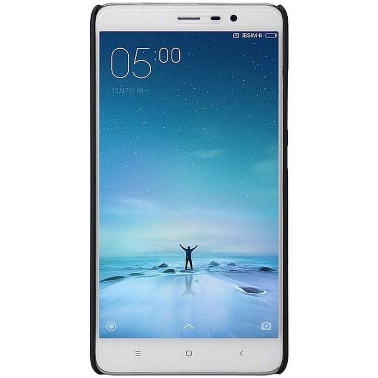 Пластиковый чехол NILLKIN Frosted Shield для Xiaomi Redmi Note 3 / Note 3 Pro - Black: фото 4 из 11