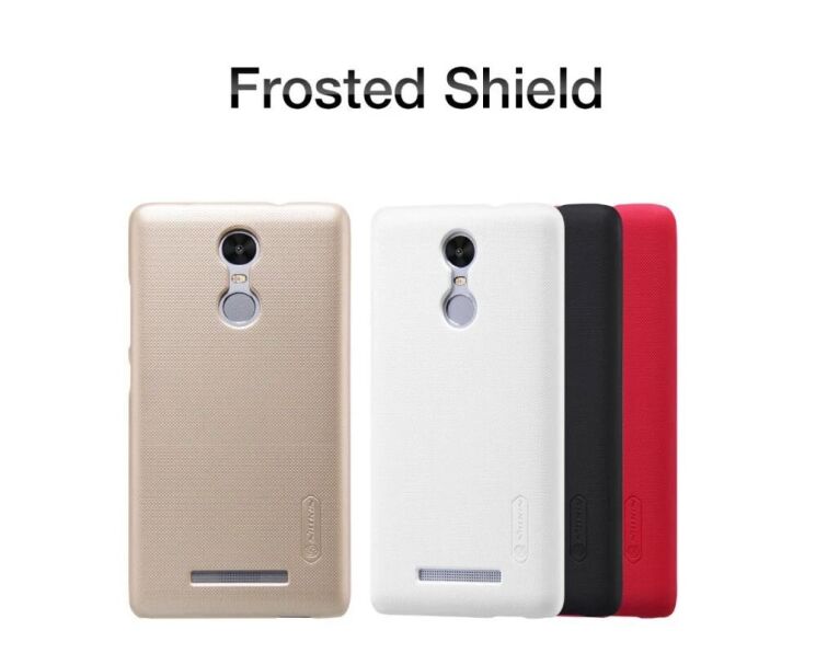 Пластиковый чехол NILLKIN Frosted Shield для Xiaomi Redmi Note 3 / Note 3 Pro - Black: фото 7 из 11