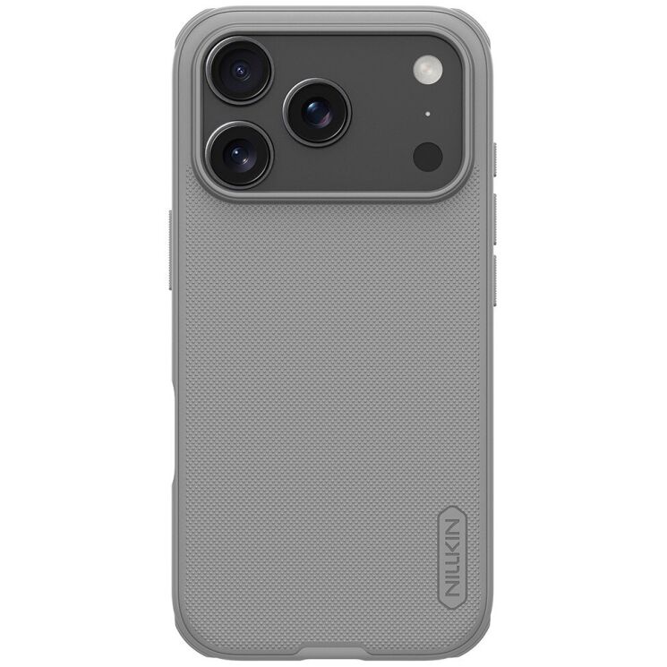 Пластиковий чохол NILLKIN Frosted Shield Pro для Apple iPhone 17 Pro Max - Grey: фото 1 з 18